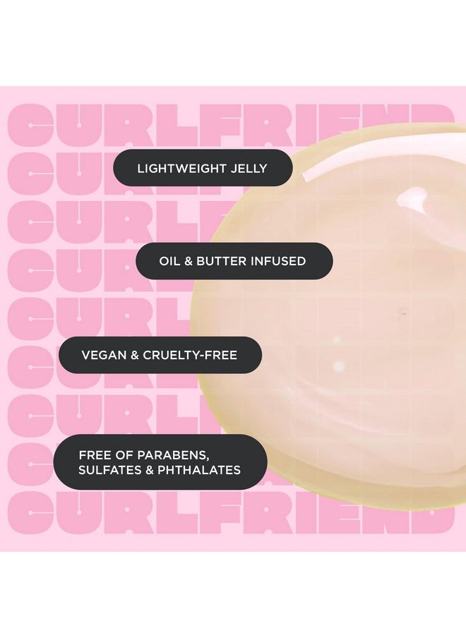 Cake Beauty - Curl Jelly, The Curl Crush - Moisturizes & Nourishes Curls - Lightweight For Soft Hold & Shiny Finish - Humidity Blocking For Frizz Control - For Curly Hair- 7 Oz / 200G - Image 1