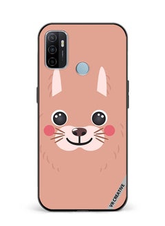 VR CREATIVE Protective Case Cover For Oppo A53 Lama Cartoon Face Design Multicolour  - Image 1