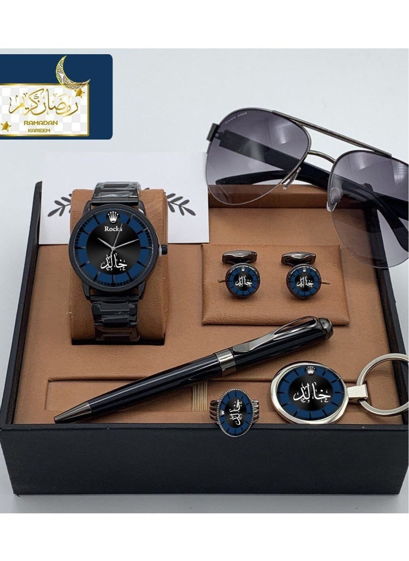 Wrist watch set with buttons and freshness in the name of Khaled - pzsku/ZB326EB39E2766B718ECAZ/45/_/1678562214/c7da2e6f-6f29-4af0-8102-48846b08ea7f