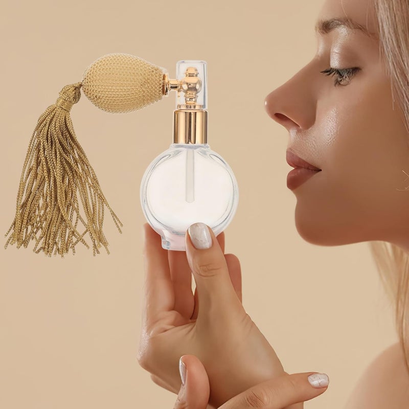زجاجة رش عطر بريقة ذهبية مزودة بمضخة رذاذ، قابلة لإعادة التعبئة، مناسبة للاستخدام أثناء السفر وفي المنزل، وعبوة عينة زينة فارغة - Image 5