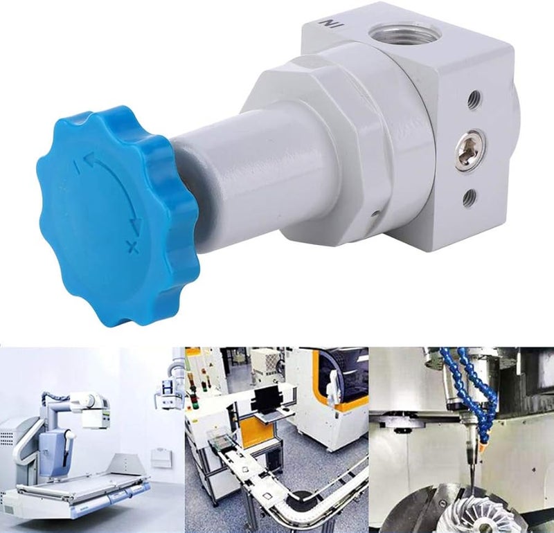 Brass Plated Thread Air Regulation Valve For Pneumatic Systems Heavy Duty - Image 4