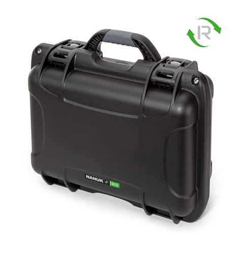 NANUK R 915 Eco-Friendly Waterproof Hard Case with Lid Organizer and Dividers, Black - Image 4