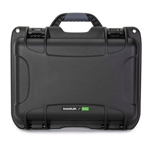 NANUK R 915 Eco-Friendly Waterproof Hard Case with Lid Organizer and Dividers, Black - Image 2