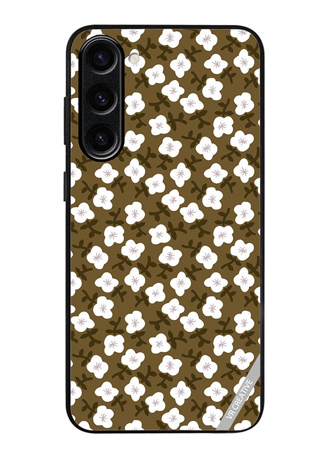 VR CREATIVE Protective Case Cover For Samsung Galaxy S23 Plus Flower Design Multicolour - Image 1