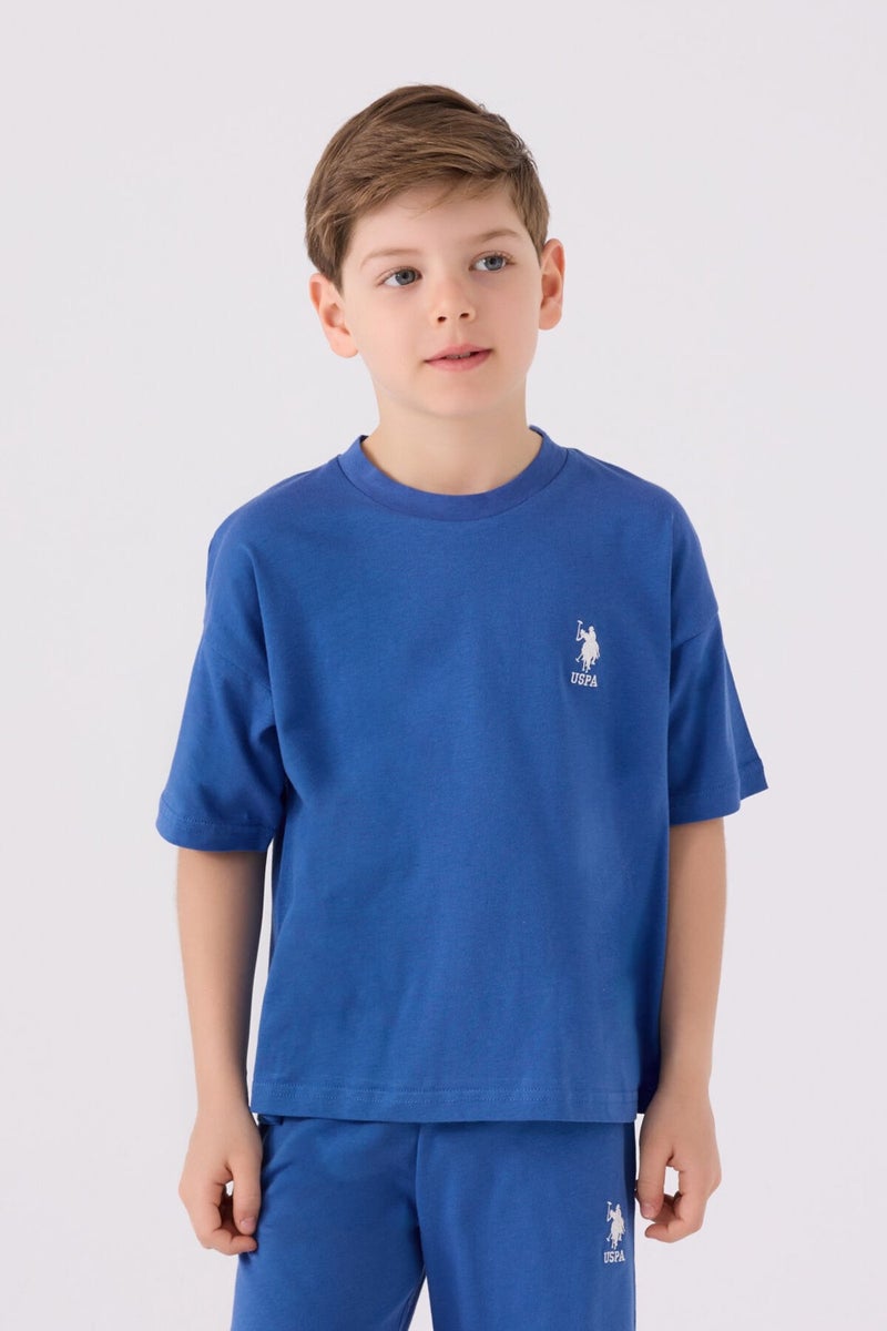 U.S. Polo Assn. Boys Cobalt Bermuda Set  - Image 2