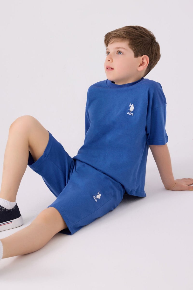 U.S. Polo Assn. Boys Cobalt Bermuda Set  - Image 3