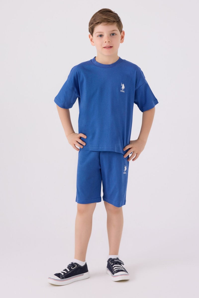 U.S. Polo Assn. Boys Cobalt Bermuda Set  - Image 1