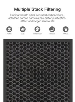 ibsun Air Filter H13 Ture HEPA Filter Suitable HY4866 Air Purifier for Dust, Pet Dander, Pollen for Bedroom and Office, Standard Version, 2 Pack  - Image 4