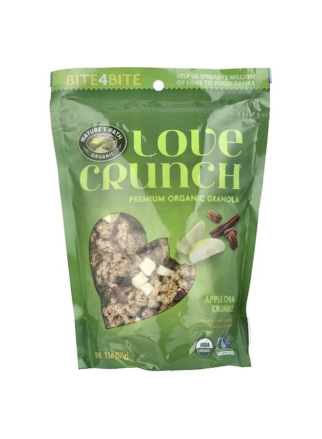 Nature's Path, Love Crunch®, Premium Organic Granola, Apple Chia Crumble, 11.5 oz (325 g)