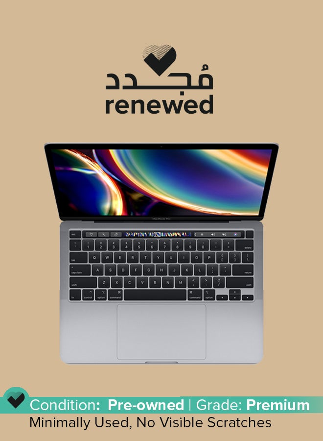 ابل  مجدد - لابتوب ماك بوك برو (منتصف 2019) بشاشة 13 بوصة، مع معالج إنتل كور i5/ذاكرة RAM 16GB/قرص SSD سعة 512GB/نظام ماك OS - Image 1