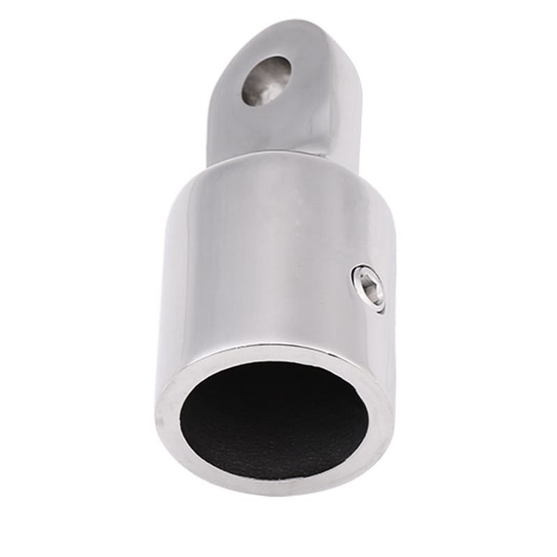 Stainless Steel Eye End Cap 22mm Tubing Marine Grade 316 Bimini Top Cap - Mirror Polished Boat Bimini Top Fitting for Deck Mount Hinges - Image 3