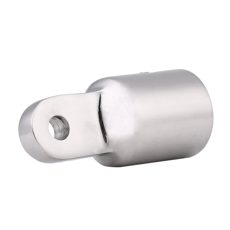 Stainless Steel Eye End Cap 22mm Tubing Marine Grade 316 Bimini Top Cap - Mirror Polished Boat Bimini Top Fitting for Deck Mount Hinges - Image 5