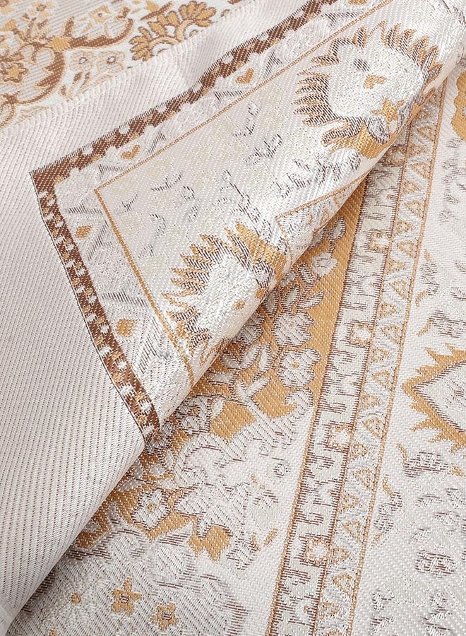 Muslim Prayer Rug and Prayer Beads with Elegant Design Cylinder Gift Box | Janamaz | Sajadah | Soft Islamic Prayer Rug | Islamic Gifts Set | Prayer Carpet Mat, Taffeta Fabric  - Image 4