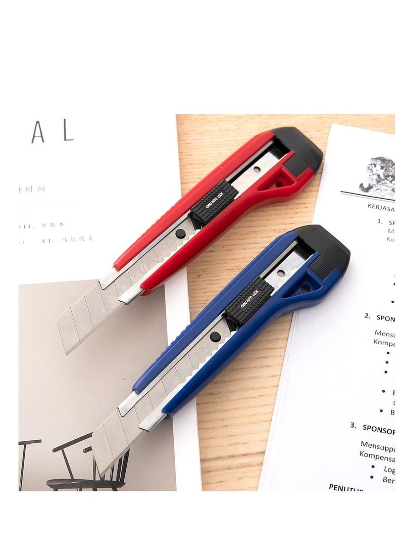 Deli 2-Piece Utility Cutter Knife Multicolour  - Image 2