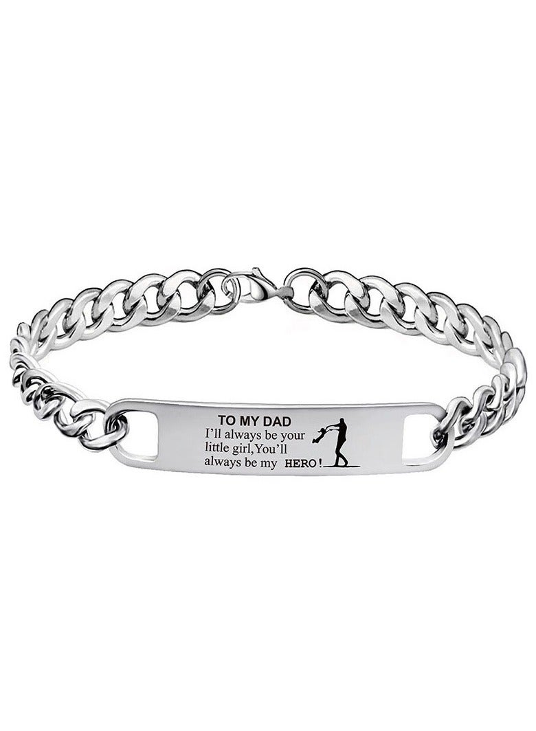 Mark Fairwhale Father's Day Gift Titanium Steel Bracelet 20CM 
