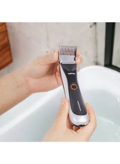 GEEPAS Professional Beard Trimmer With Pro Shield 1.0 Technology, Beard Trimmer with High Capacity Battery and Waterproof Design Black  - Image 2