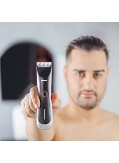 GEEPAS Professional Beard Trimmer With Pro Shield 1.0 Technology, Beard Trimmer with High Capacity Battery and Waterproof Design Black  - Image 5