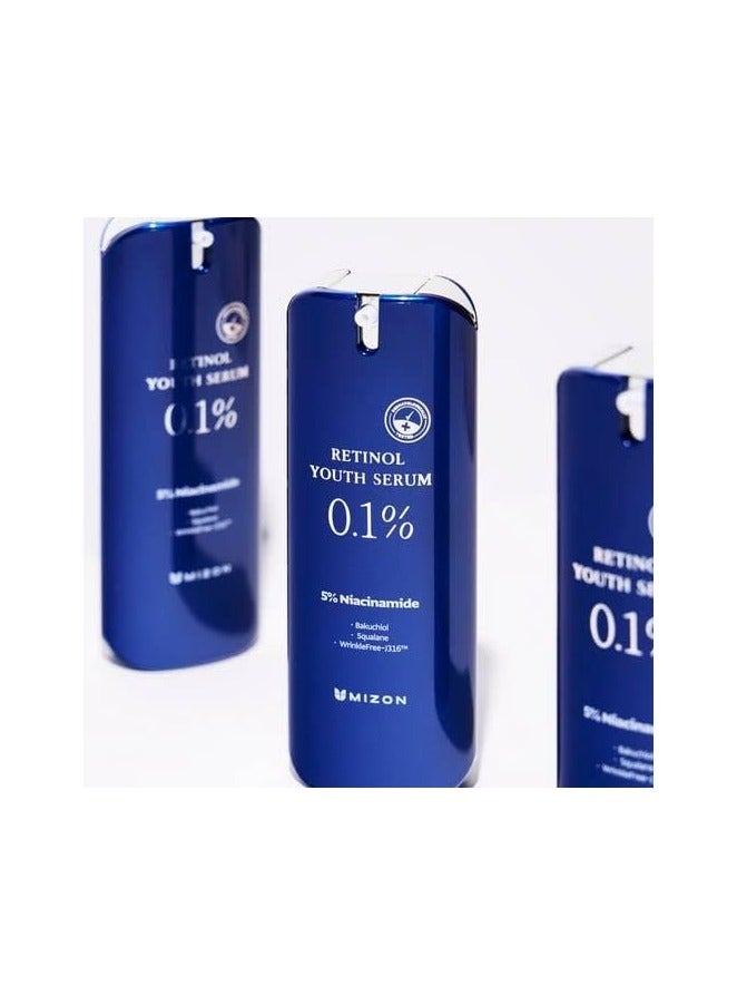 MIZON RETINOL YOUTH SERUM 28g Korean Skincare Advanced Anti Aging Serum with Retinol 0 1 percent and Bakuchiol Brightening Firming and Smoothing Anti Aging and Anti Wrinkle - Image 2