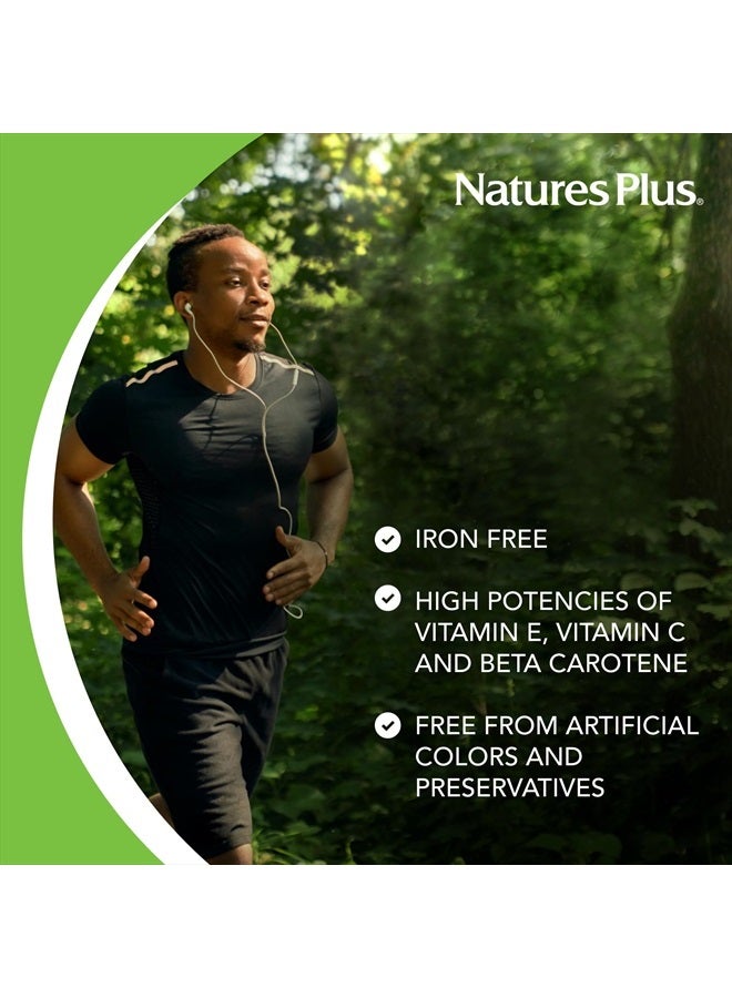 Natures Plus Ultra One Iron Free - 60 Easy to Swallow Capsules - High Potency Once Daily Multivitamin & Mineral Supplement - Natural Energy - Vegetarian, Gluten-Free - 60 Servings - Image 4