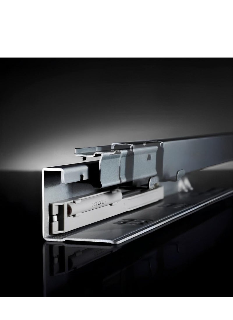 STARKE - Concealed Damping Drawer Slides, Galvanized Heavy Duty Rust Resistant Plate Drawer Slides 30kg Load Capacity for 490-500 mm Drawers 1.0/1.5/1.8mm Thick (Concelio Series) (490-500 mm) - Image 1