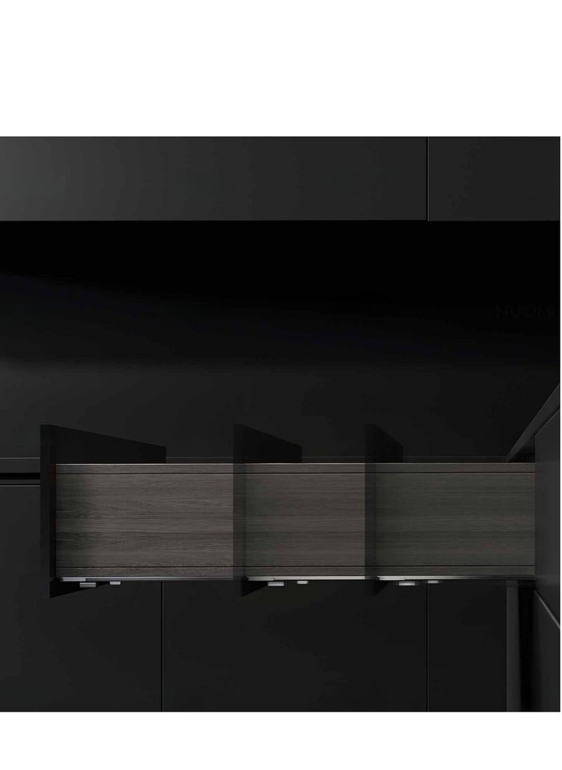 STARKE - Concealed Damping Drawer Slides, Galvanized Heavy Duty Rust Resistant Plate Drawer Slides 30kg Load Capacity for 490-500 mm Drawers 1.0/1.5/1.8mm Thick (Concelio Series) (490-500 mm) - Image 1