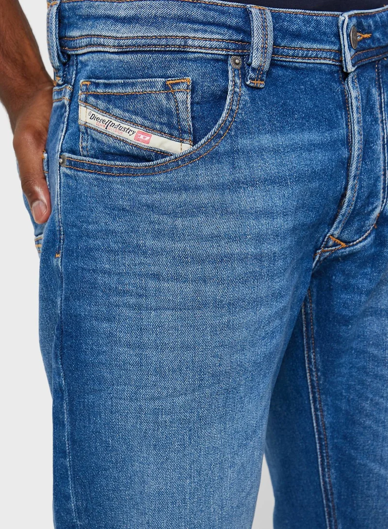 DIESEL Light Wash Slim Fit Jeans
