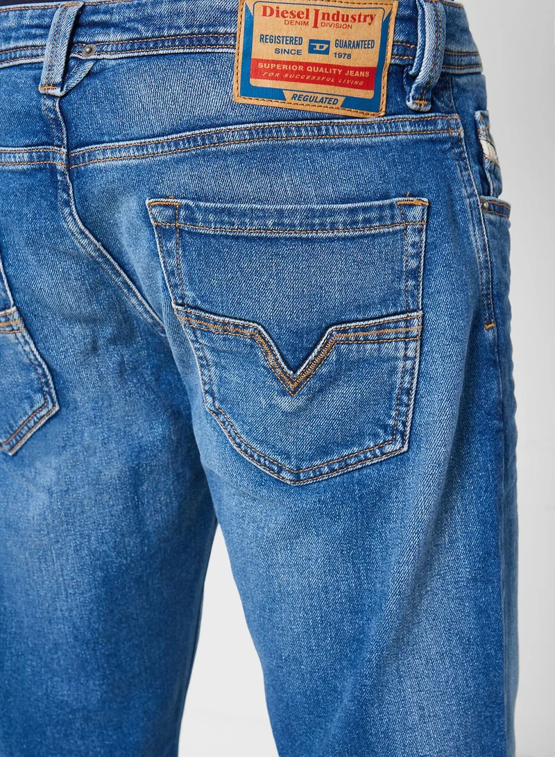 DIESEL Light Wash Slim Fit Jeans