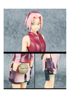 Generic 2pc 25cm Bandai Naruto Anime Figure Shippuden Uchiha Sasuke Hatake Kakashi Namikaze Minato Action Figure Collection Mode  - Image 2