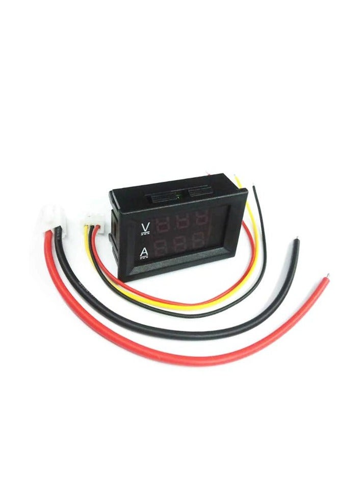 DC 100V 10A Voltmeter Ammeter LED Display Panel - Image 1