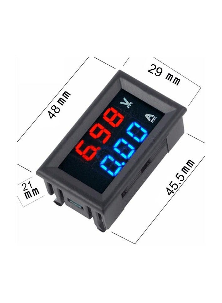 DC 100V 10A Voltmeter Ammeter LED Display Panel - Image 2