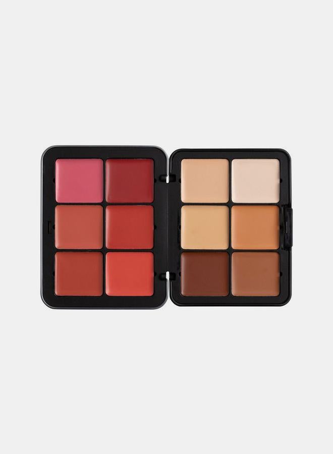 VANESSA MAKEUP Blush And Contour Creme Palette, A - Image 1