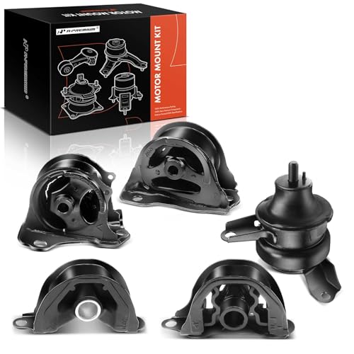 A-Premium 5PCS Engine Motor Mount and Transmission Mount Set Compatible with Honda CR-V CRV 1997 1998 1999 2000 2001 L4 2.0L, Sport Utility, Automatic Transmission - Image 1
