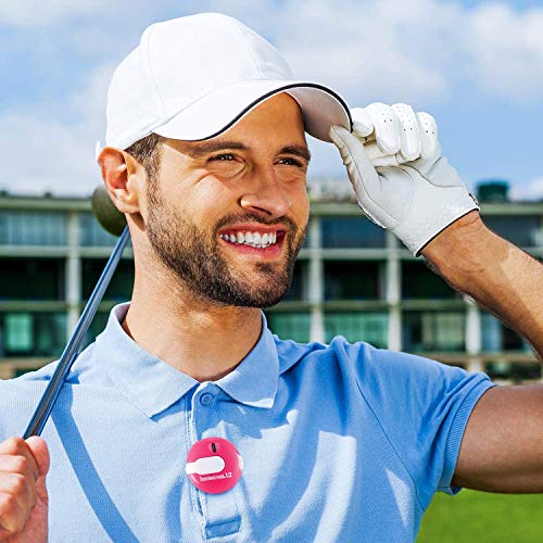 Weewooday 2 Pieces Golf Score Counter Golf Stroke Counter Golf Counter Clicker with One Touch Reset for Golf Game Scorekeeper Outdoor Activities Sport (Black and Red) - Image 4