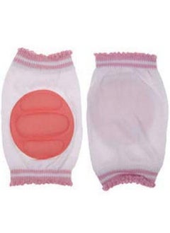 BabyGo Baby Knee Pads 1 Pairs Elastic Antislip Breathable Protector For Crawling (Pink)  - Image 5