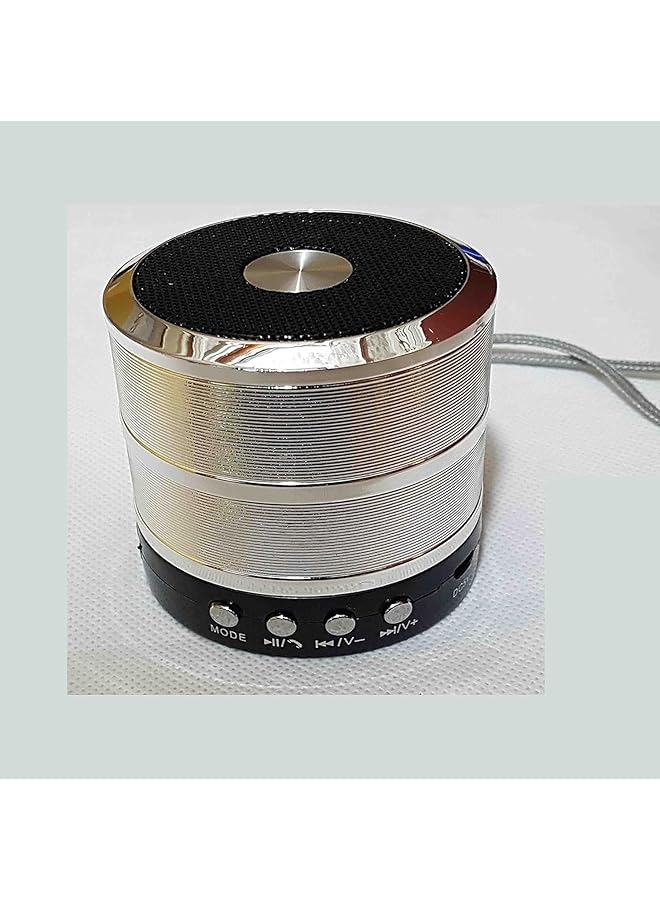 دي إل سي  مكبر صوت صغير قابل لإعادة الشحن يعمل عبر بطاقة USB SD وبلوتوث