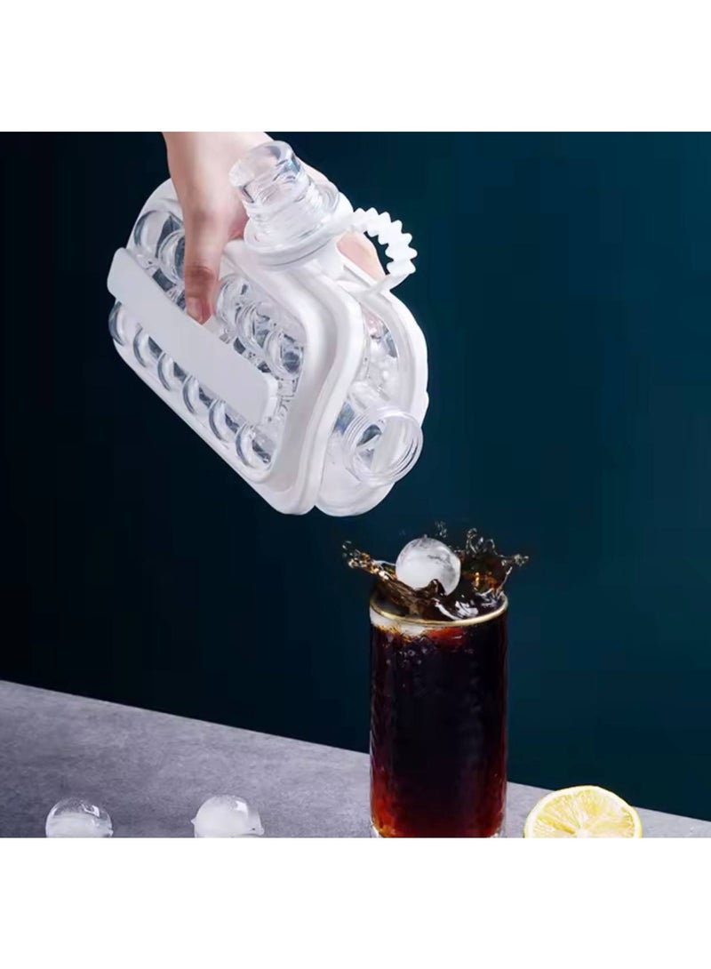 2-in-1 Silicone Ice Cube Bottle – Round Ice Ball Maker for Drinks & Cocktails M - Image 3
