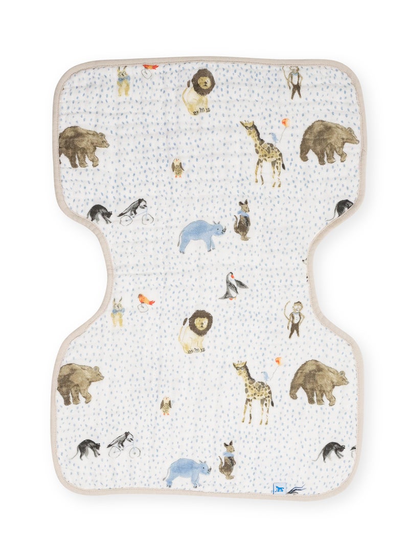 little unicorn - Cotton Muslin Burp Cloth Party Animals - Image 1