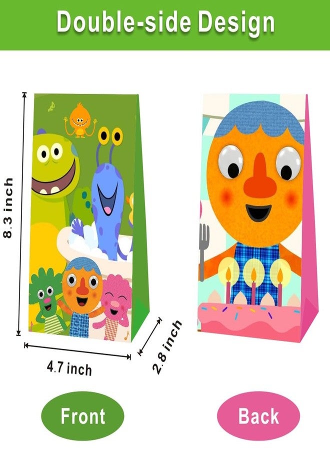 fancigo 12Pcs Songs Party Gift Bags Goodie Bags for Kids Birthday Decorations Party Supplies - Image 3