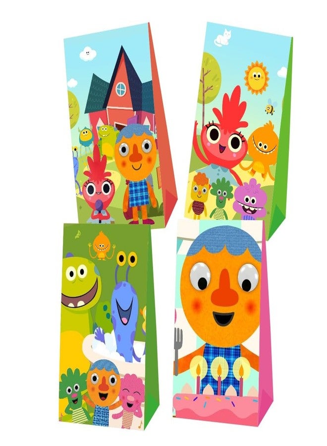 fancigo 12Pcs Songs Party Gift Bags Goodie Bags for Kids Birthday Decorations Party Supplies - Image 4