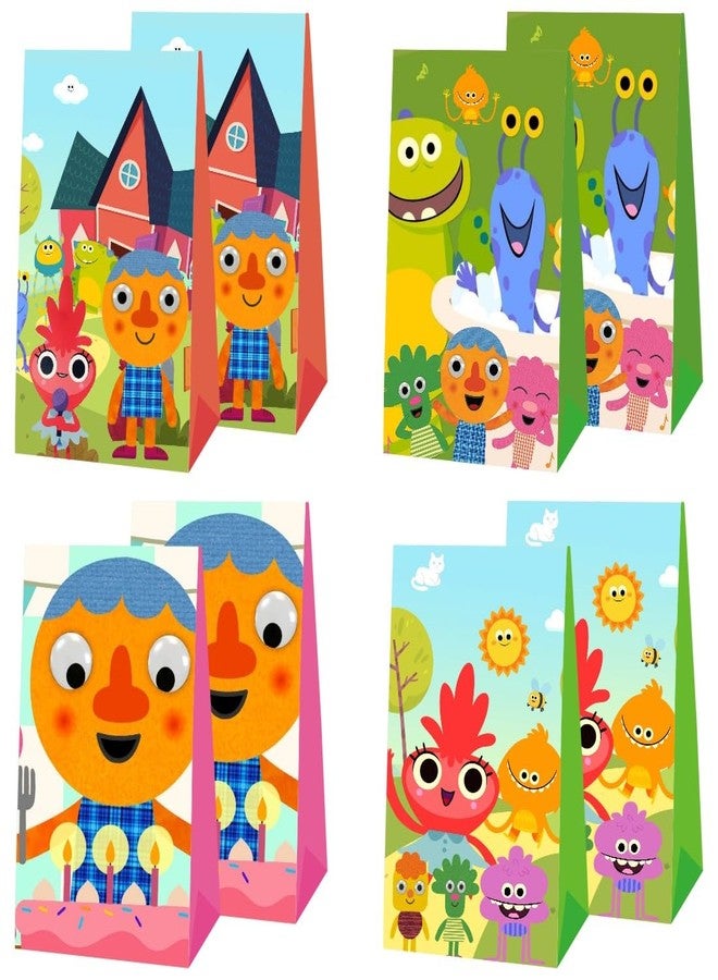 fancigo 12Pcs Songs Party Gift Bags Goodie Bags for Kids Birthday Decorations Party Supplies - Image 1