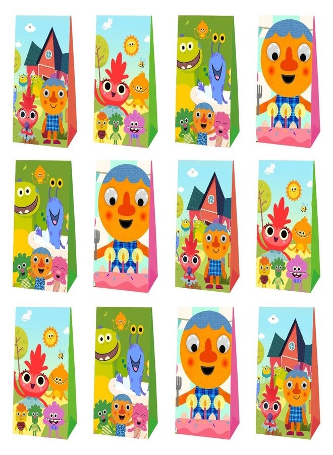 fancigo 12Pcs Songs Party Gift Bags Goodie Bags for Kids Birthday Decorations Party Supplies - Image 5