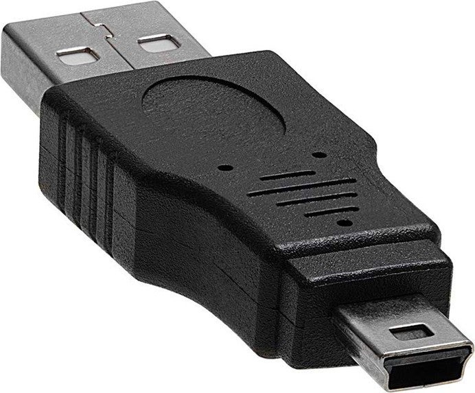 5 Pin USB Male to USB Male - Mini USB Converter