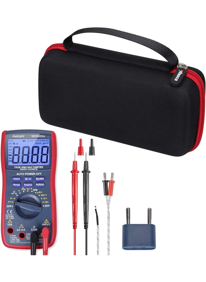 Aproca Aproca Portable Hard Storage Case for AstroAI Digital Multimeter TRMS 6000 Counts Volt Meter and Accessories  - Image 4