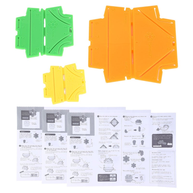 Flower Maker Set Professional Interesting Cloth Pedal Flower Maker Model for Sewing Tools - Image 1
