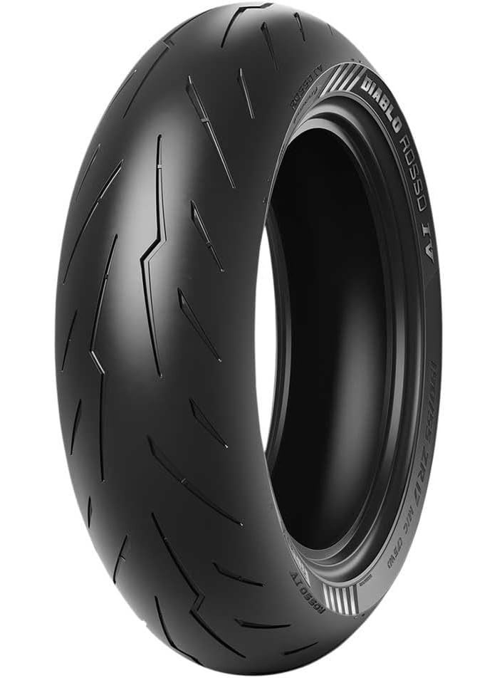 بيريلي إطار بيريللي ديابلو روسو 4 الخلفي 200/60 ZR17 (80W) بدون أنبوب – أداء رياضي فائق للطرق - Image 1