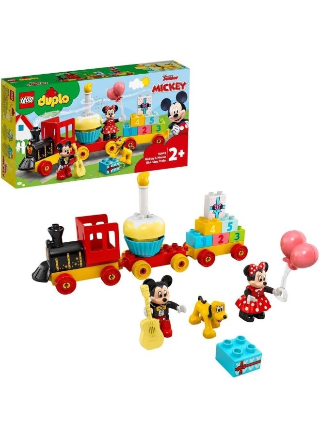 LEGO LEGO DUPLO | Disney Mickey and Friends Mickey & Minnie Birthday Train 10941 Learning & Education Toys Set; Building Blocks Toy for Toddlers (22 Pieces)  - Image 4