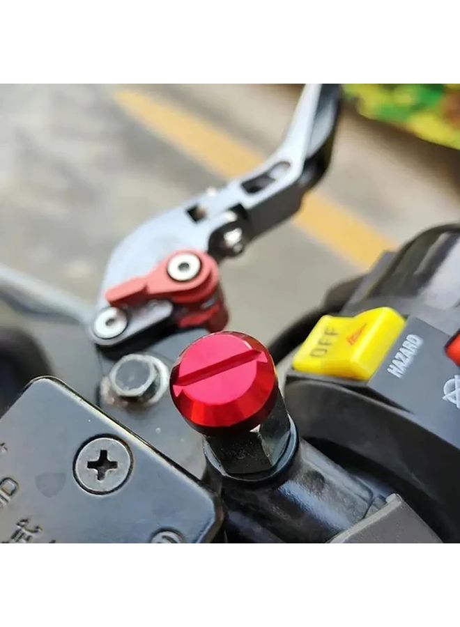 Random 3 Pairs M8 Aluminum Motorcycle Rearview Mirror Screws Lightweight Durable Highquality - Image 3
