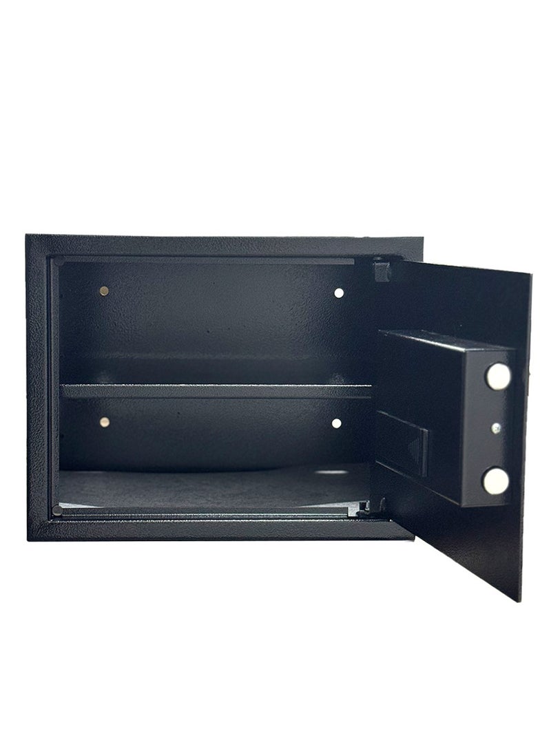 Luxury Fire-Resistant Digital Security Safe With Electronic Number Pad And Lock And Physical  Key 38*30*30 CM - Image 2