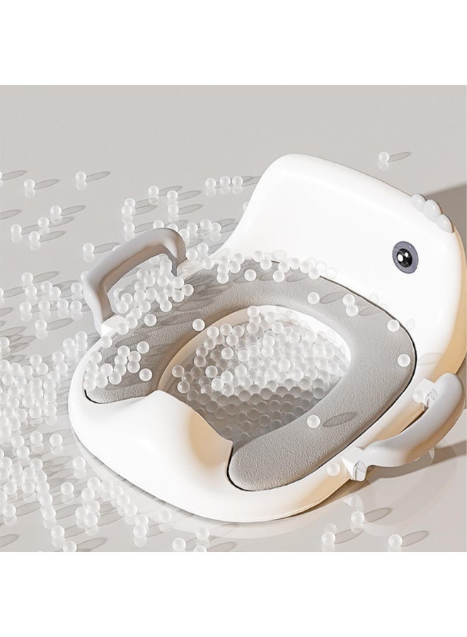 Bukela Potty Training Seat for Kids, Potty Seat for Toilet with Handles and Backrest Portable Toddler Toilet Seat Covers Cushioned Potty Training Seat Pads, for Use on Oval Toilets, Boys and Girls - Image 5