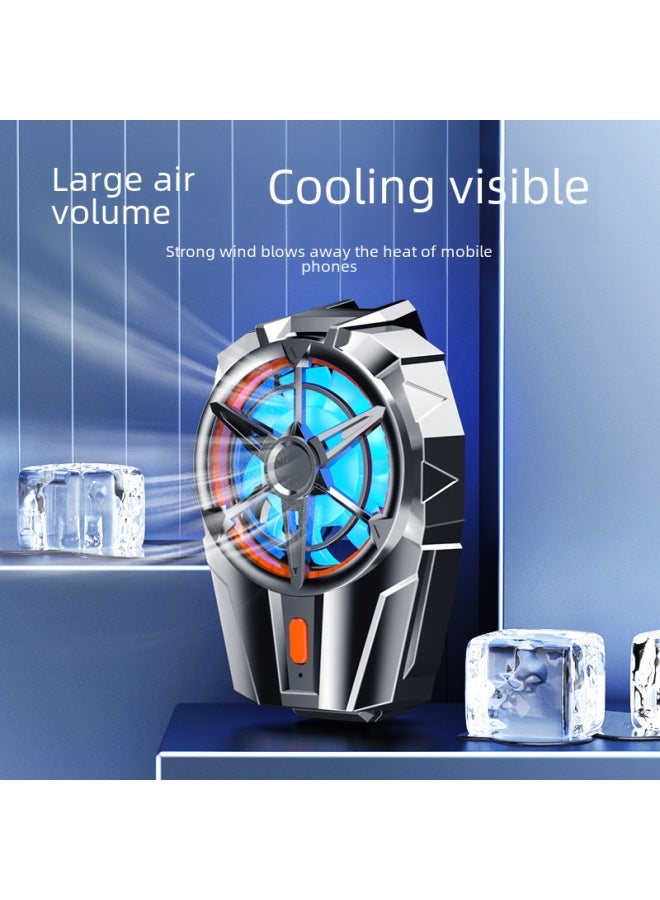 Digital Computer/mobile Phone Cooler Mobile Radiator Portable Handheld Fan Usb Powered Heat Sink For Laptops Tablets-Color:H15 Plug In Black  - Image 4